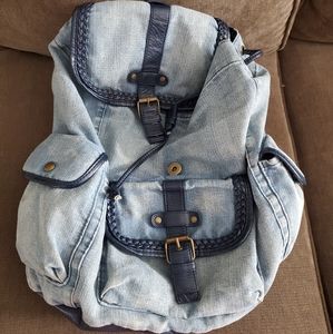 Claire's denim back pack
